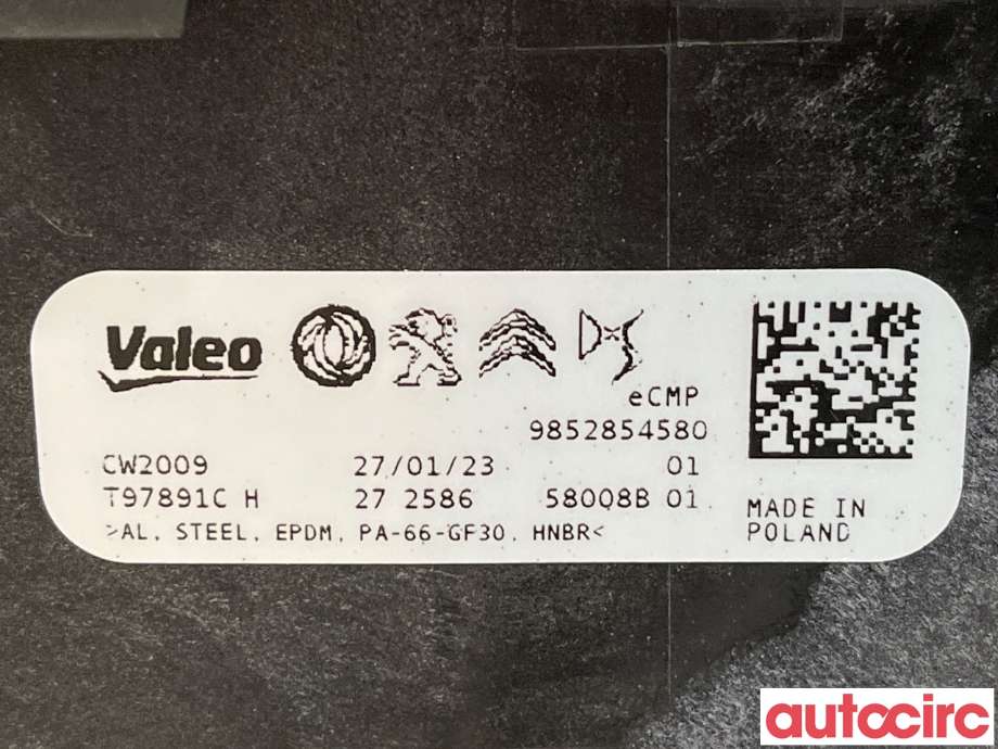 Kullfilter (boks) til Citroën C4, Spacetourer 2019-->>  (CITROEN|9830070780|T97891CH|9852854580)