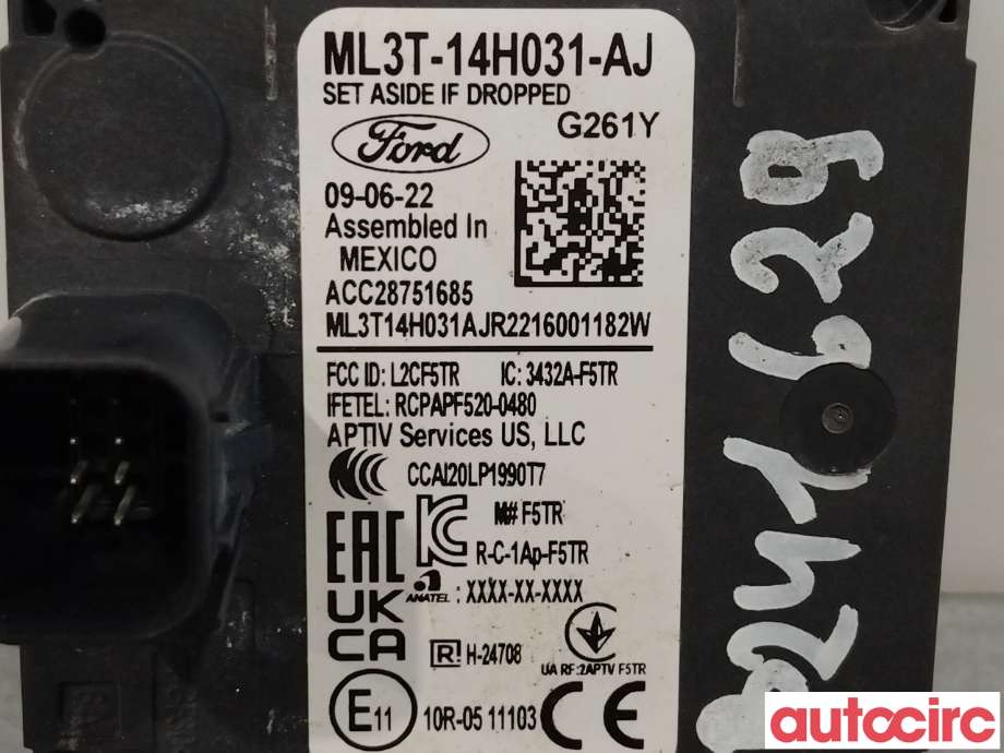 Sensor diverse til Ford Mustang Mach-e 2020-->>  (FORD (US)|2657693|ML3T-14H031-AJ)