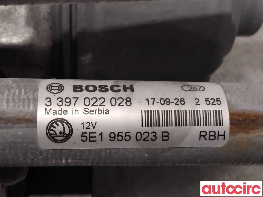 Viskermotor frontrute til Škoda Octavia 2017-2020 (Type III, Fase 2)  (SKODA|5E1955023A|1397220712|5E1955023B)