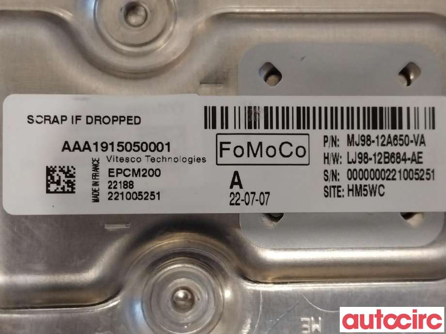 Styreenhet diverse til Ford Mustang Mach-e 2020-->>  (FORD (US)|2502229|MJ98-12A650-VA)