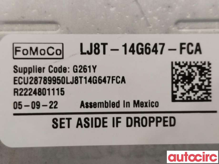 Styreenhet diverse til Ford Mustang Mach-e 2020-->>  (FORD (US)|2672700|LJ8T-14G647-FCA)