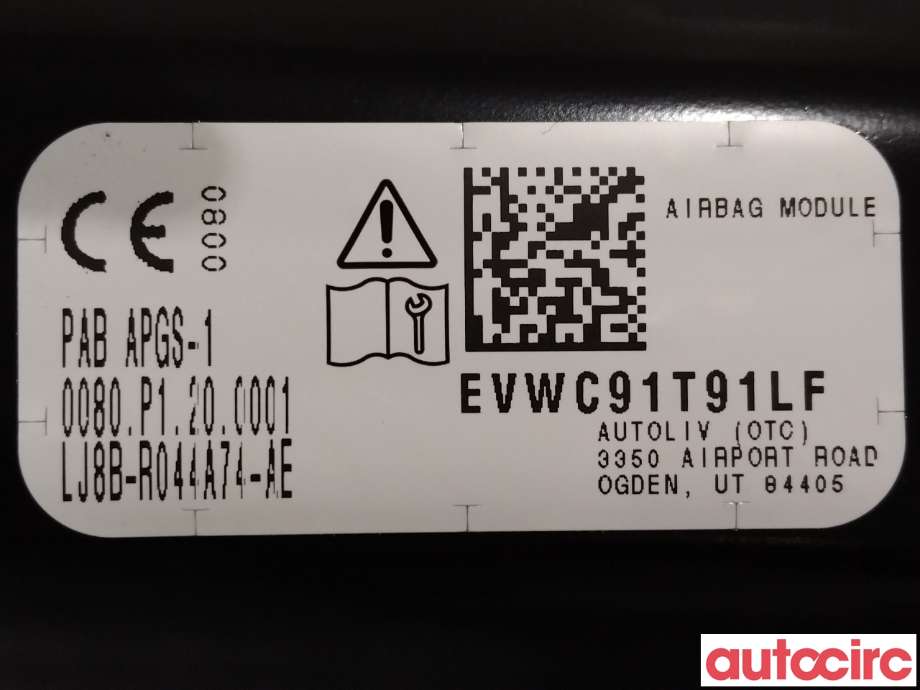 Airbag passasjer til Ford Mustang Mach-e 2020-->>  (FORD (US)|2696589|LJ8B-R044A74-AE)