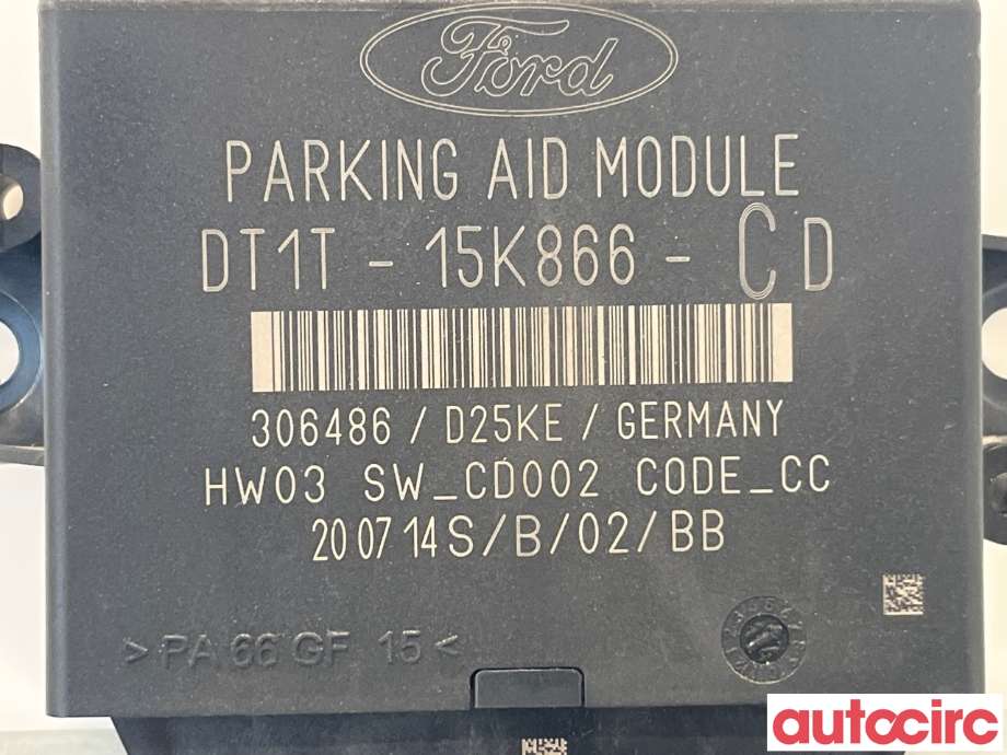 Styreenhet parkering til Ford Transit Connect 2013-2018 Type II, Fase 1 (FORD|1830766)