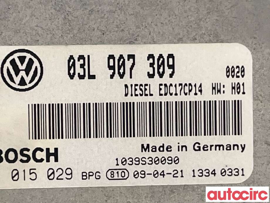 Styreenhet motor til VW Passat 2005-2010 (B6) (B6) (VOLKSWAGEN|03L906022QD|0281015029|03L907309)