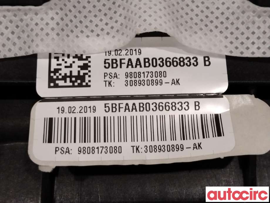 Airbag passasjer til Toyota Proace 2016-->> (Type II)  (TOYOTA|SU001A6208|)