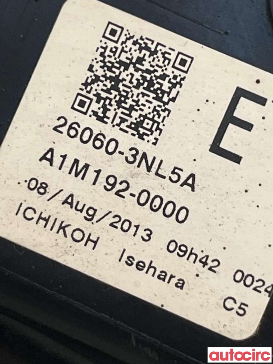 Frontlykt venstre halogen til Nissan Leaf 2011-2017 (Type I)  (NISSAN|260603NL5A)