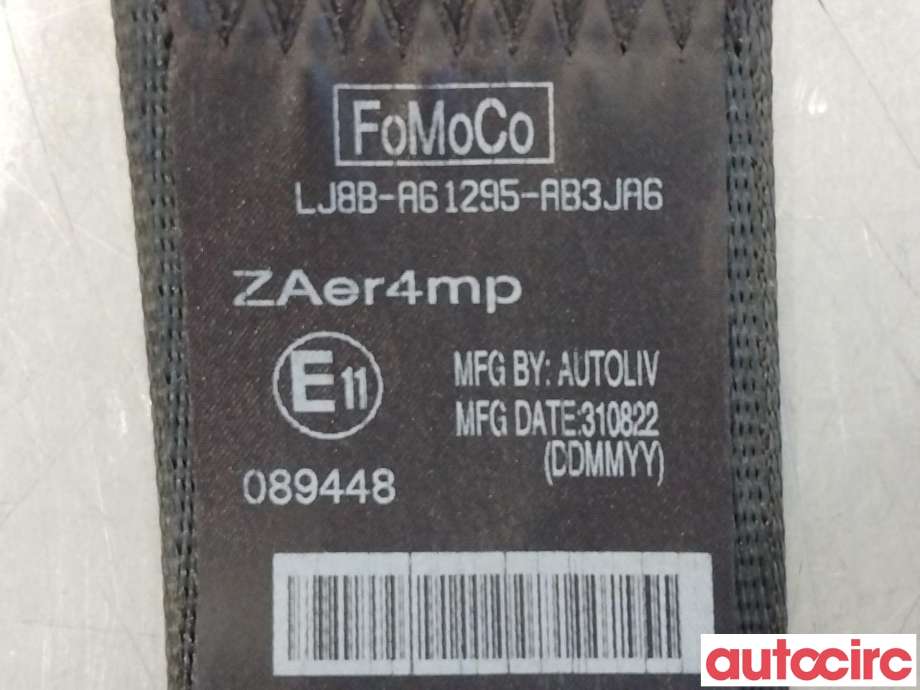 Sikkerhetsbelte foran venstre til Ford Mustang Mach-e 2020-->>  (FORD (US)|2649764|LJ8B-A61295-AB3JA6)