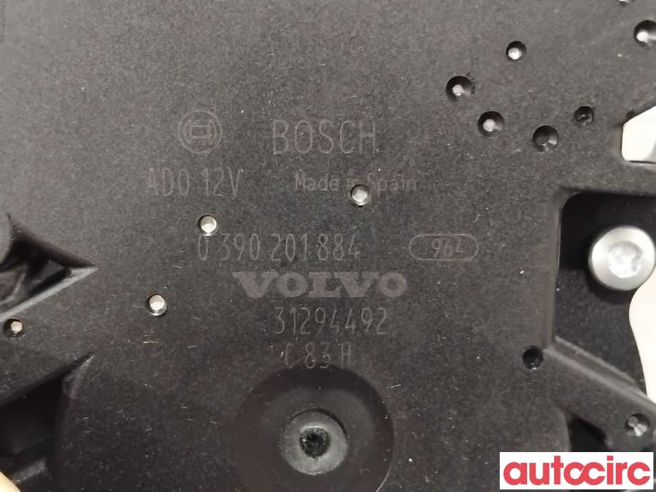 Viskermotor bakrute til Volvo V60 2010-2013 (Type I, Fase 1)  (VOLVO|31294492|0390201884)