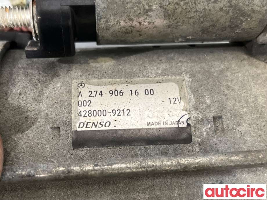 Starter til Mercedes C-Klasse 2014-2018 (Fase 1) (W205) (W205) (MERCEDES|A2749062100|428000-9212|A2749061600)