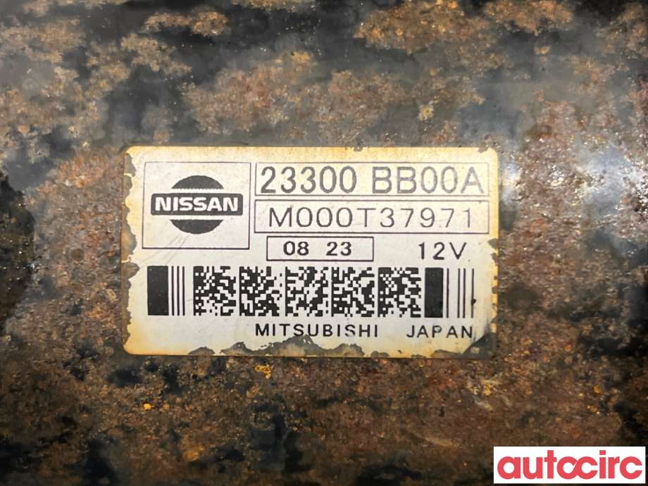 Starter til Nissan Qashqai 2010-2014 (Type I, Fase 2)  (NISSAN|23300BB00A|M000T37971|23300BB00B)