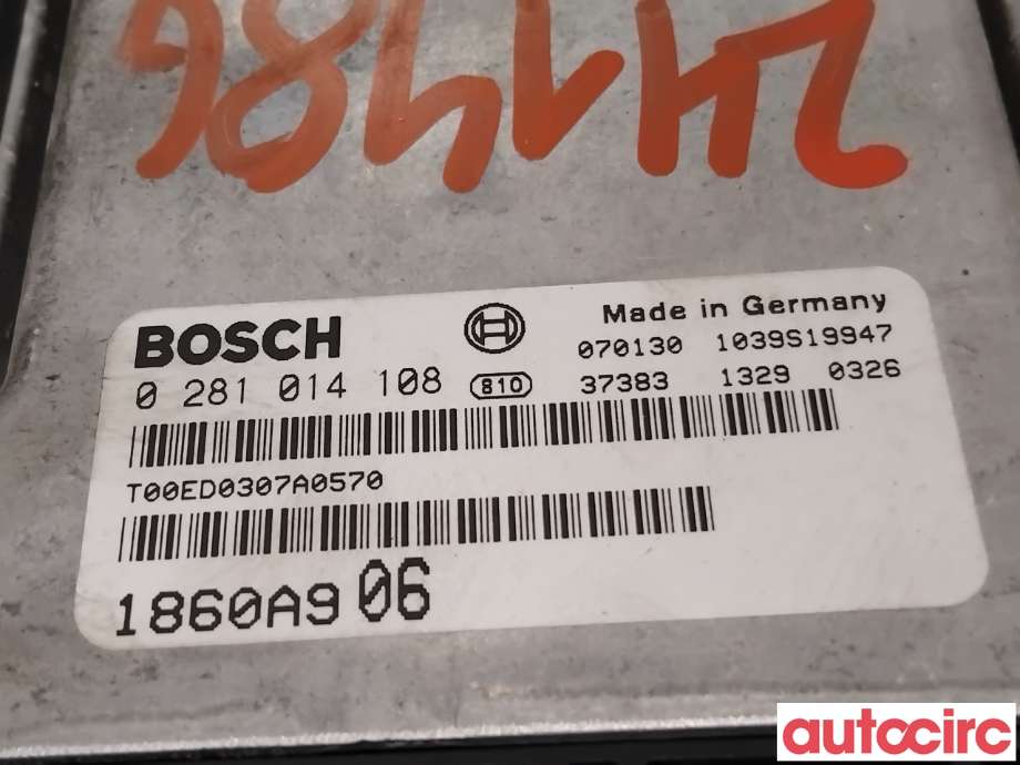 Styreenhet motor til Mitsubishi Outlander 2007-2010 (Type II, Fase 1)  (MITSUBISHI|1860A906|0281014108)