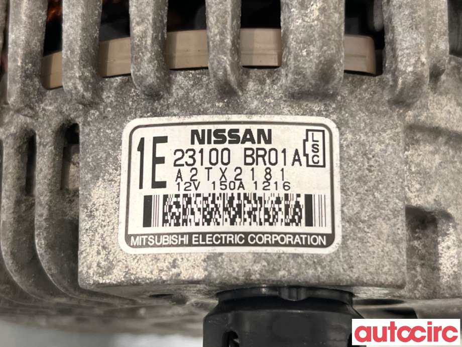 Dynamo til Nissan Qashqai 2010-2014 (Type I, Fase 2)  (NISSAN|23100BR01A|A2TX2181)