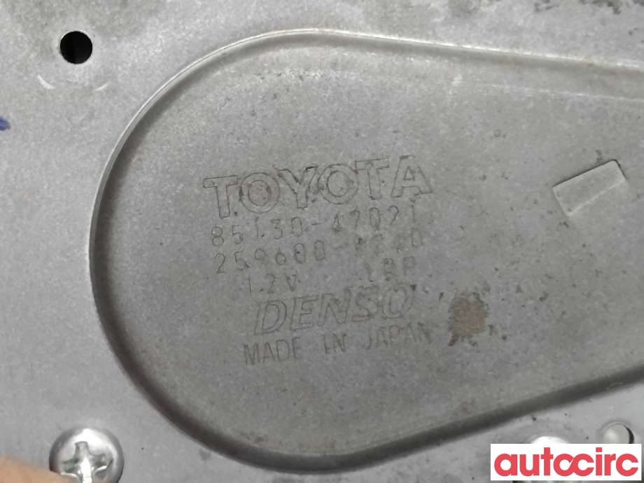 Viskermotor bakrute til Toyota Prius +7 2012-2020 (Type III) (stasjonsvogn) (stasjonsvogn) (TOYOTA|8513047021|259600-2240|85130-47021)