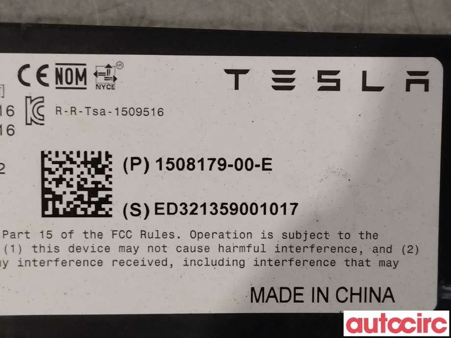 Styreenhet bluetooth til Tesla Model Y 2021-2024 (Type I)  (TESLA|1508179-00-E)