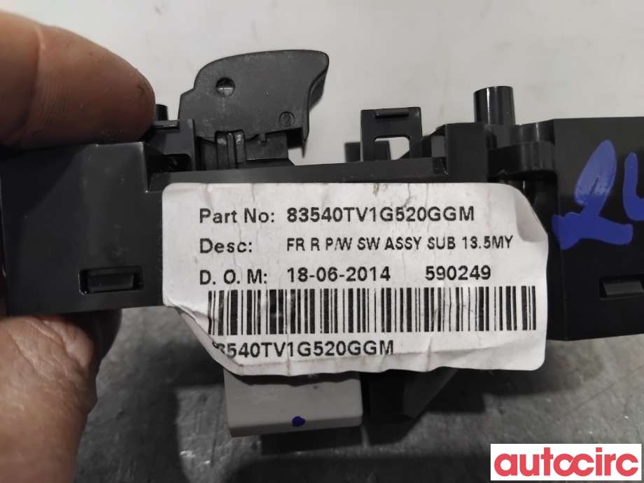 Bryter ruteheis til Honda Civic 2012-2015 (Type IX, Fase 1) (HONDA|35760-TV0-E22||83540TV1G520GGM)