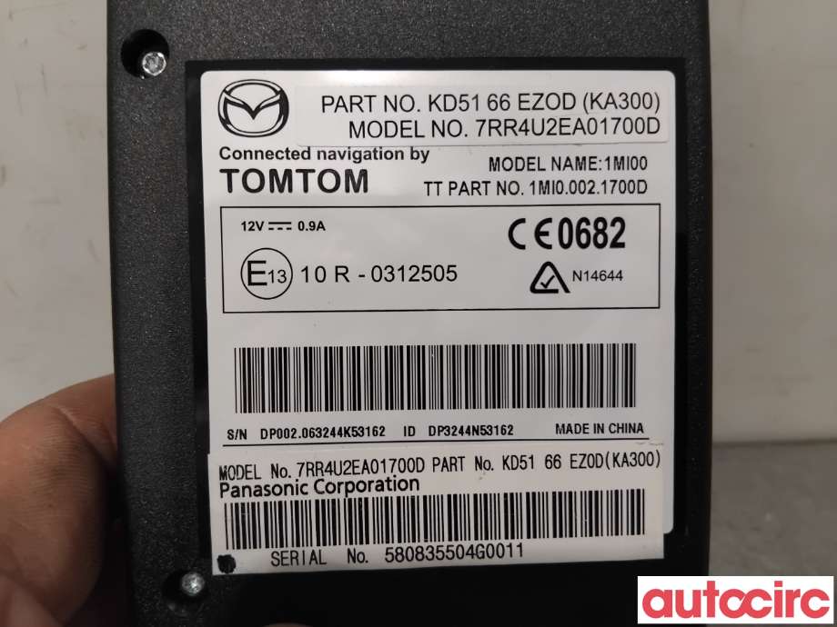 Styreenhet diverse til Mazda CX-5 2012-2017 (Type I)  (MAZDA|KD51-66-EZ0E|1MI00|KD5166EZ0D)