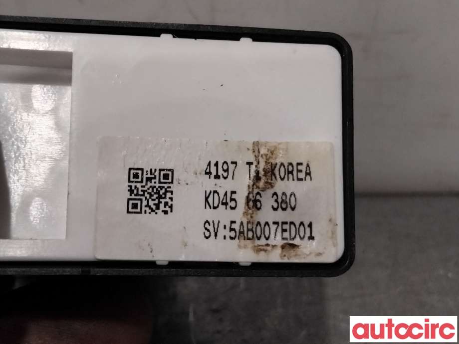 Bryter ruteheis til Mazda CX-5 2012-2017 (Type I)  (MAZDA|KD45-66-380||KD4566380)