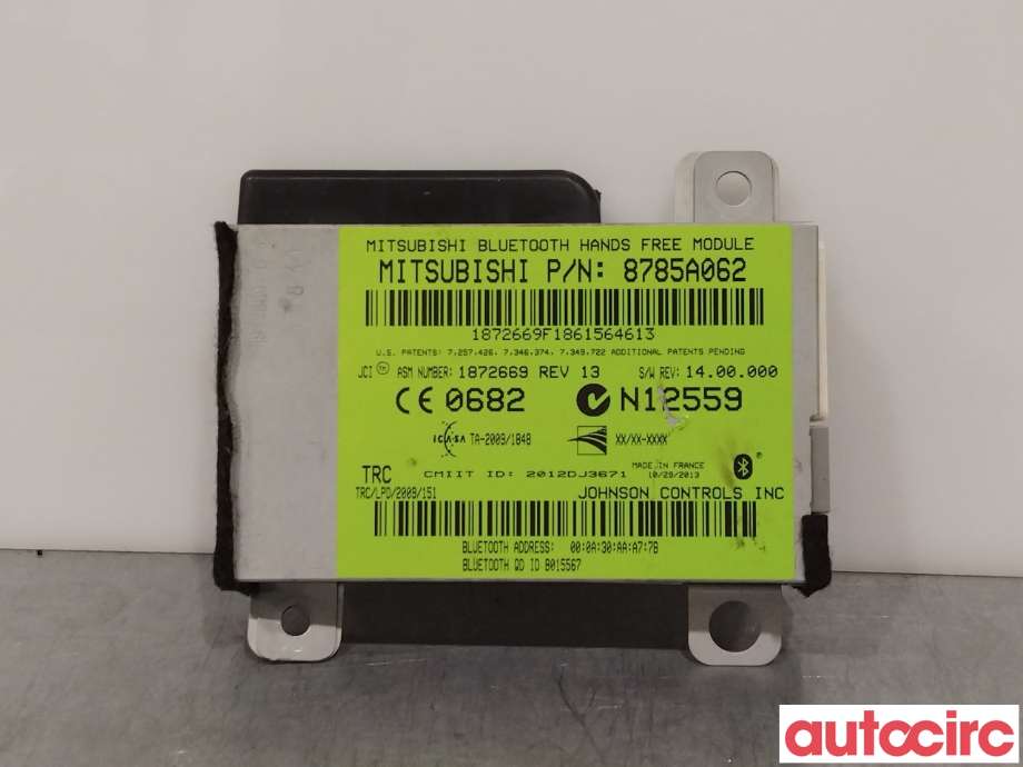 Styreenhet bluetooth til Mitsubishi Outlander 2012-2015 (Type III, Fase 1) (MITSUBISHI|8785A062|)