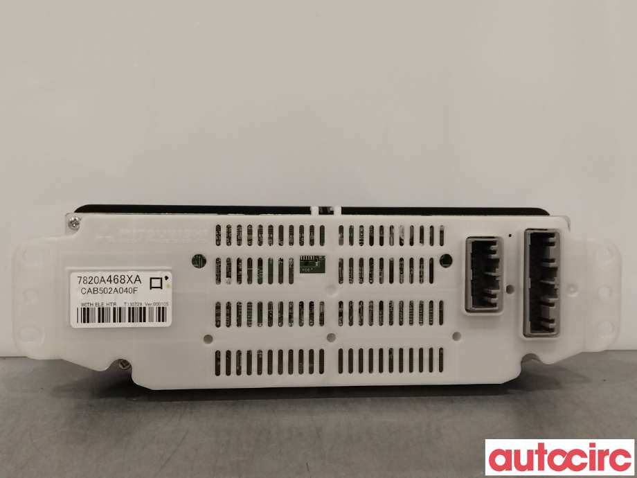 Varmeapparat betjening til Mitsubishi Outlander 2012-2015 (Type III, Fase 1)  (MITSUBISHI|7820A468XA|CAB502A040F)