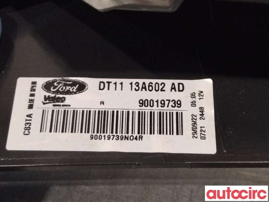 Baklykt høyre indre til Ford Transit Connect 2018-->> Type II, Fase 2  (FORD|2306897|DT11-13A602-AD|)