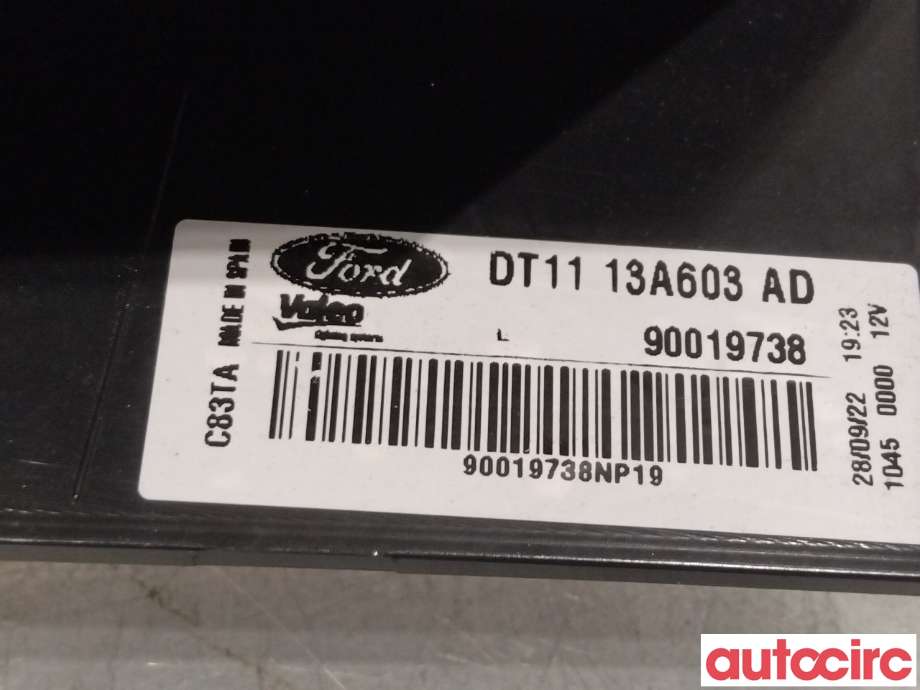 Baklykt venstre indre til Ford Transit Connect 2018-->> Type II, Fase 2  (FORD|2306895|DT11-13A603-AD|)