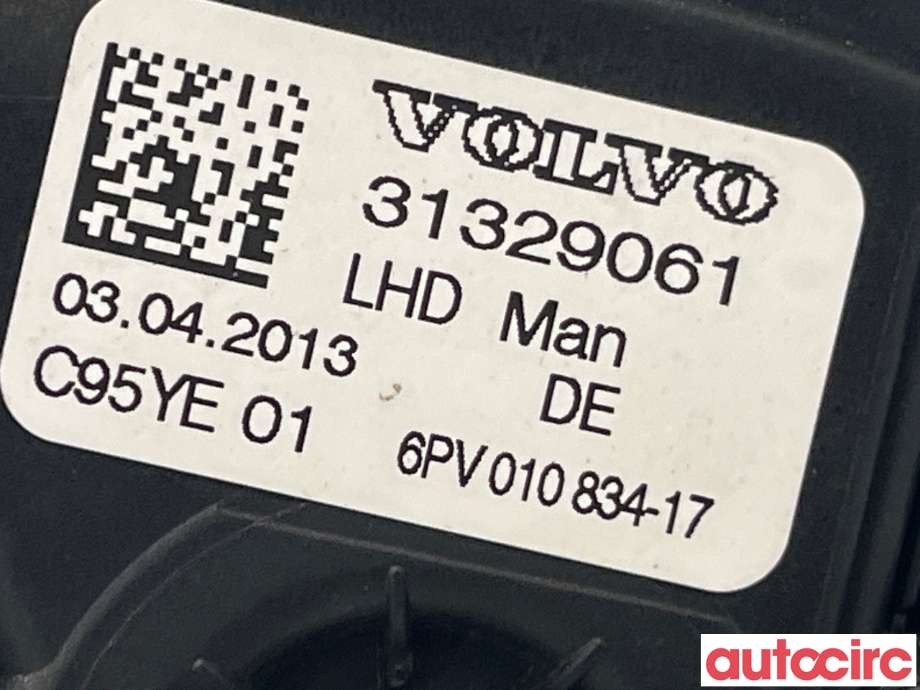 Pedal gass til Volvo V60 2010-2013 (Type I, Fase 1)  (VOLVO|31329057)