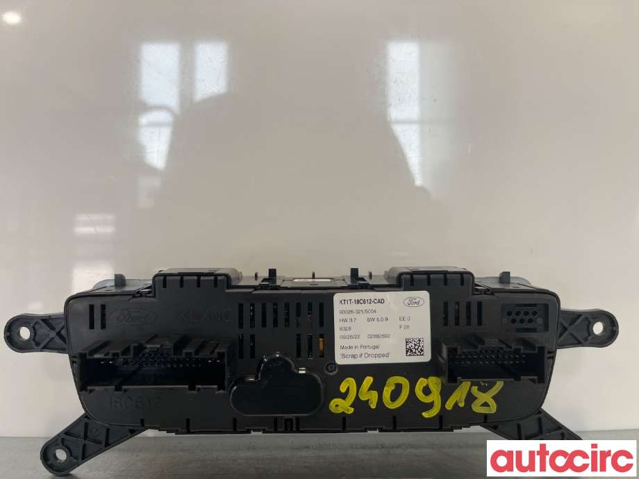 Varmeapparat betjening til Ford Transit Connect 2018-->> Type II, Fase 2 (FORD|2595986||KT1T-18C612-CAD)