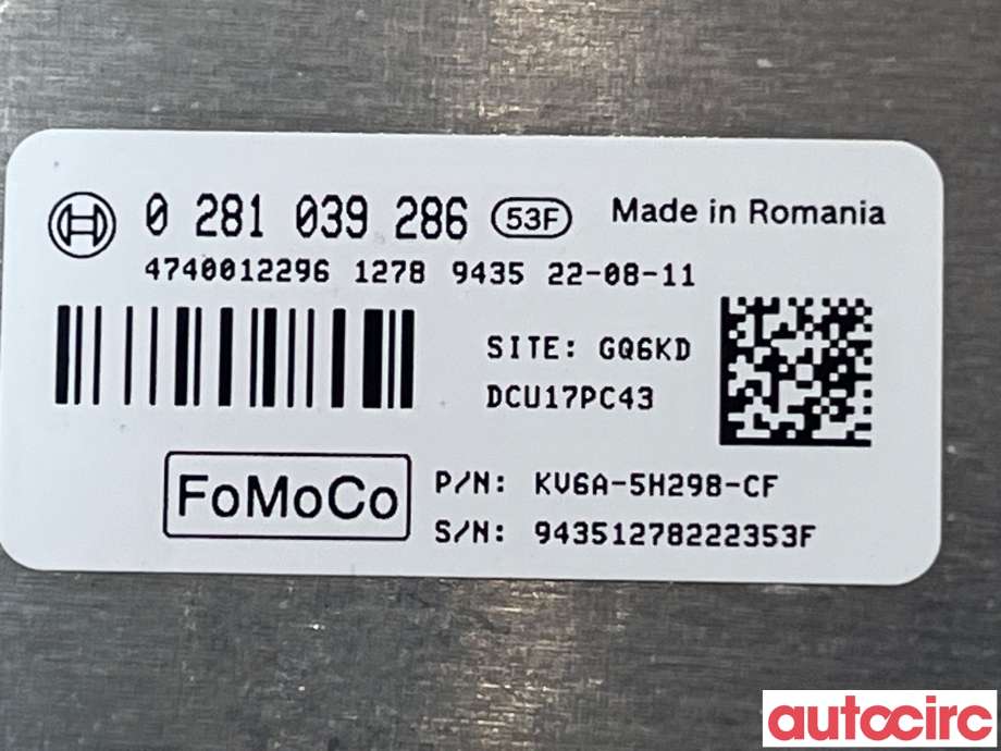 Diverse deler til Ford Transit Connect 2018-->> Type II, Fase 2 (FORD|2598311)