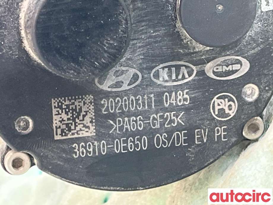 Sirkulasjonspumpe til Hyundai Kona 2017-2021 (Type I, Fase 1)  (HYUNDAI|369100E650||36910-0E650)
