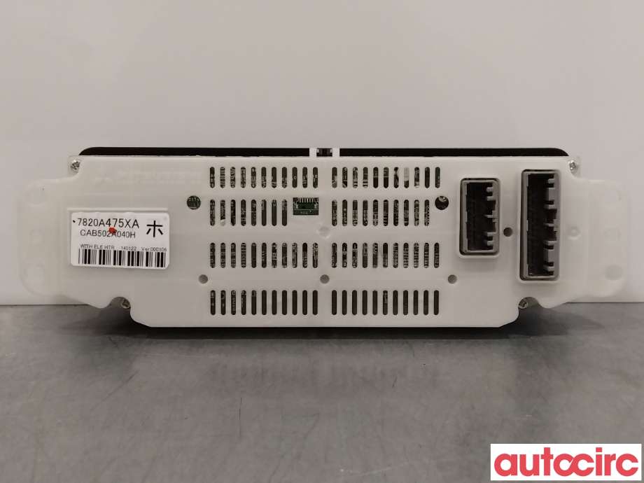 Varmeapparat betjening til Mitsubishi Outlander 2012-2015 (Type III, Fase 1)  (MITSUBISHI|7820A475XA|CAB502A040H)