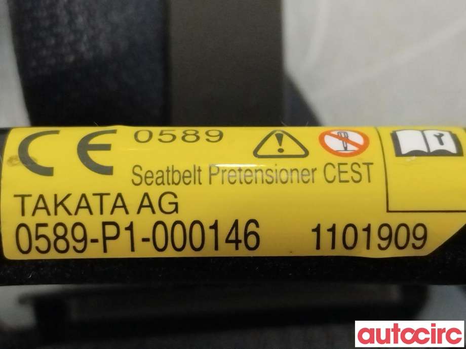 Sikkerhetsbelte foran høyre til Mitsubishi Outlander 2012-2015 (Type III, Fase 1)  (MITSUBISHI|7000D534XA|)