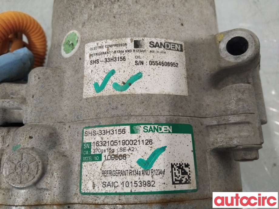 Aircondition kompressor til MG Marvel R 2021-->>  (MG|10153982|SHS-33H3156)