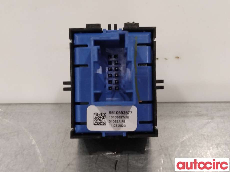 Bryter elektrisk håndbrekk/parkbrems til Peugeot 208 2019-->> (Type II)  (PEUGEOT|98105935VV|10108697-10|9810593577)