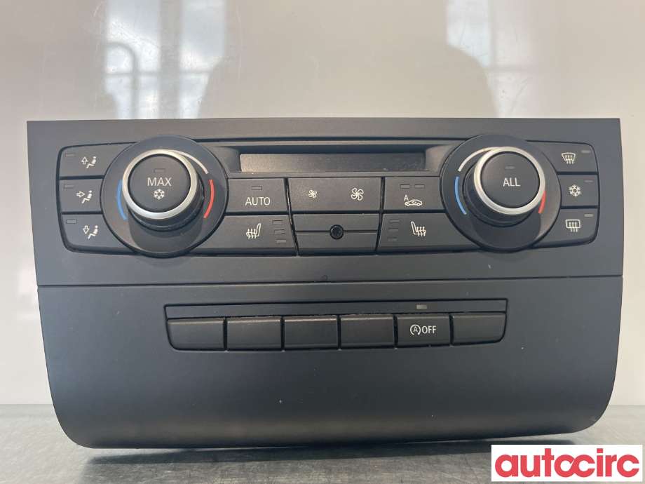 Varmeapparat betjening til BMW 1-Serie, 2004-2011 (E81/E82/E87/E88) (E81/E82/E87/E88) (BMW|64119313740)