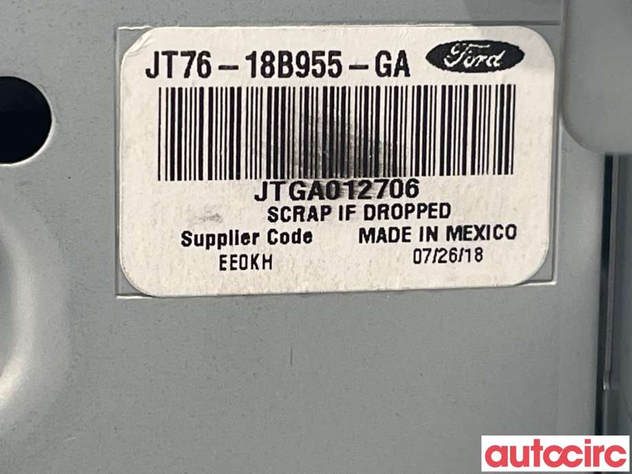 Multimedia display (MCU - Media Controller Unit) til Ford Transit Courier 2018-2023 (Type I, Fase 2) (FORD|2247549||JT76-18B955-GA)