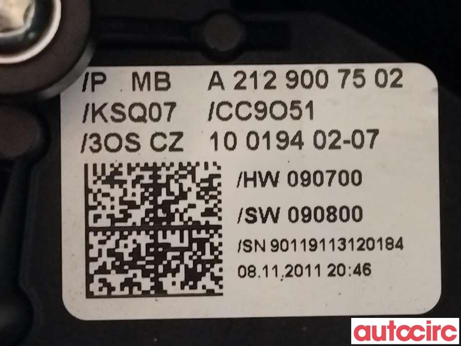 Bryter combi til Mercedes C-Klasse 2011-2014 (Fase 2) (W204) (W204) (MERCEDES|A2129007502)