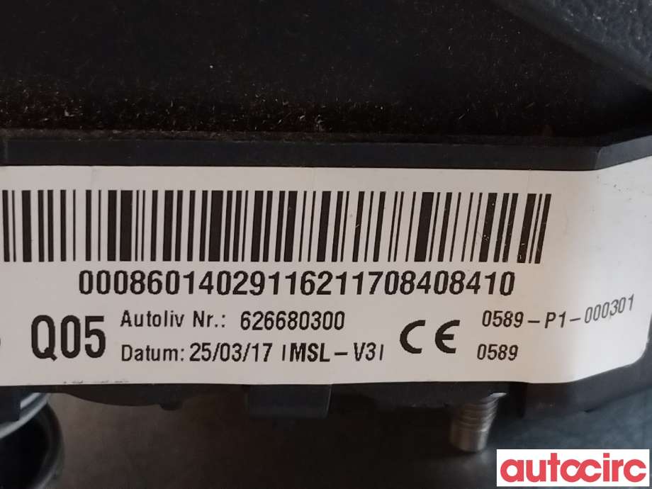 Airbag rattpute til Mercedes Vito 2014-->> (W447) (W447) (MERCEDES|A0008601402|)