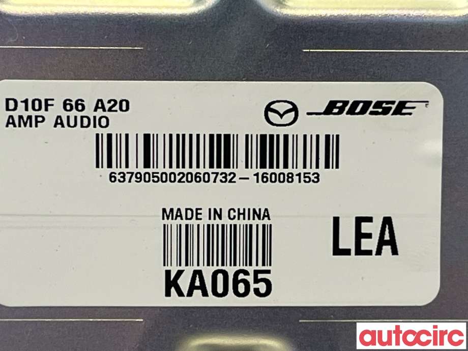 Bilstereo forsterker til Mazda CX-3 2015-2022 (MAZDA|D10F-66-A20A)