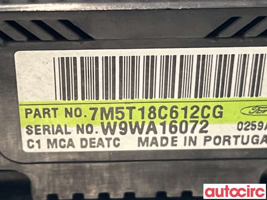 Varmeapparat betjening til Ford Kuga 2008-2012 (Type I) (FORD|1698893)