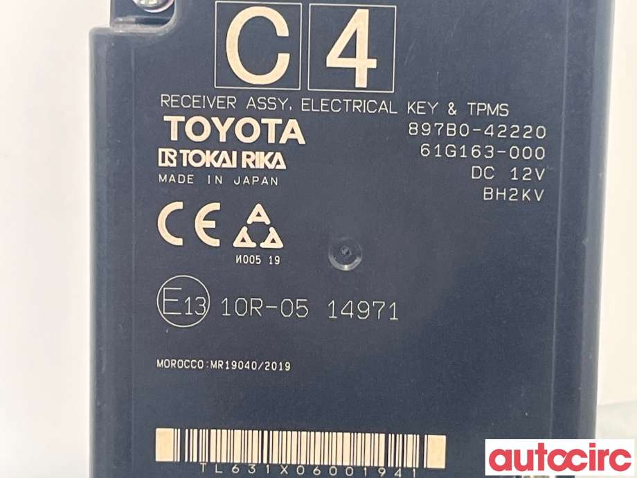 Styreenhet diverse til Toyota RAV4 2019-->> (Type V) (TOYOTA|897B042220)