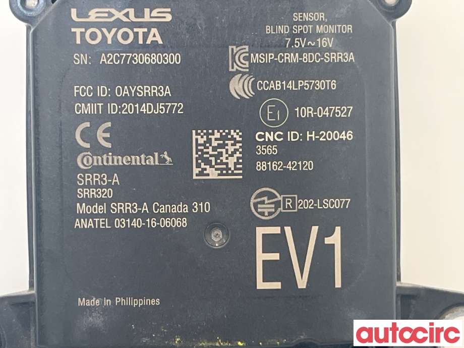 Sensor radar til Toyota RAV4 2019-->> (Type V) (TOYOTA|8816242120|)