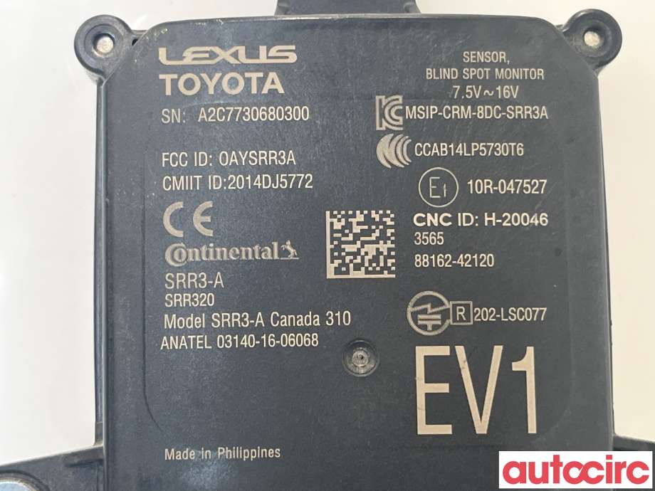 Sensor radar til Toyota RAV4 2019-->> (Type V)  (TOYOTA|8816242120|)