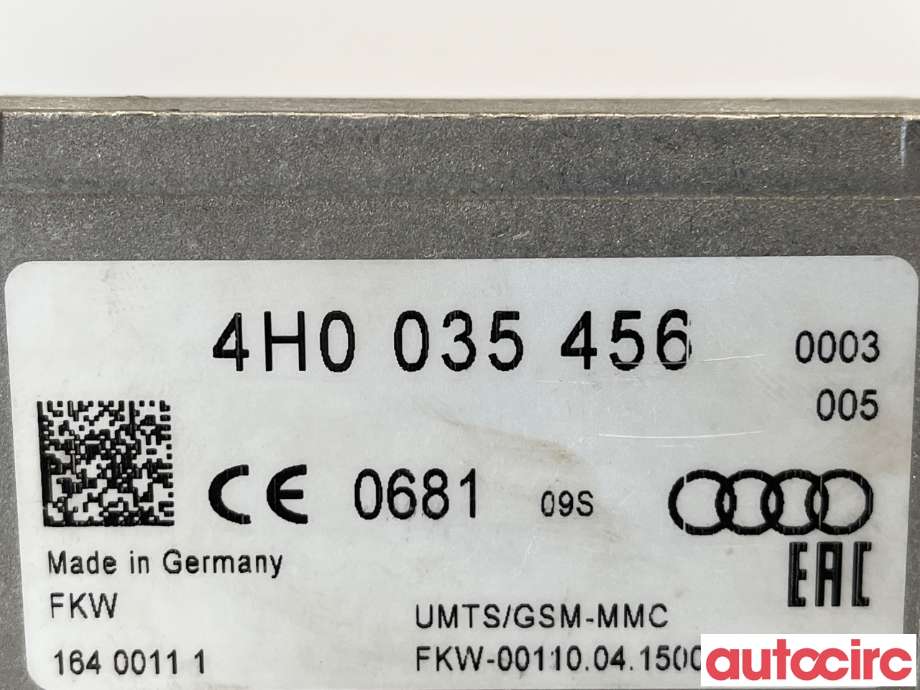 Antenne forsterker til VW Passat 2015-2019 (Fase 1) (B8) (B8) (VOLKSWAGEN|4H0035456A|4H0035456)