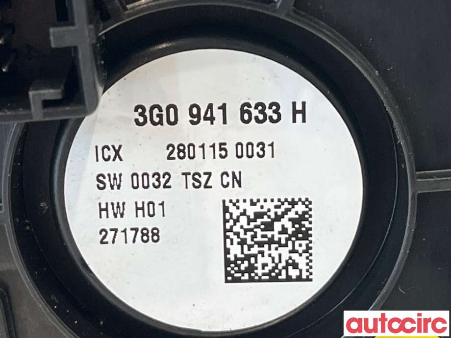 Bryter lys til VW Passat 2015-2019 (Fase 1) (B8) (B8) (VOLKSWAGEN|3G0941633H)