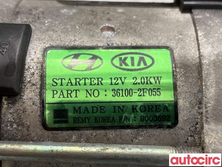 Starter diesel til Hyundai Ix35 2010-2015 (HYUNDAI|361002F055|8000592|36100-2F055)