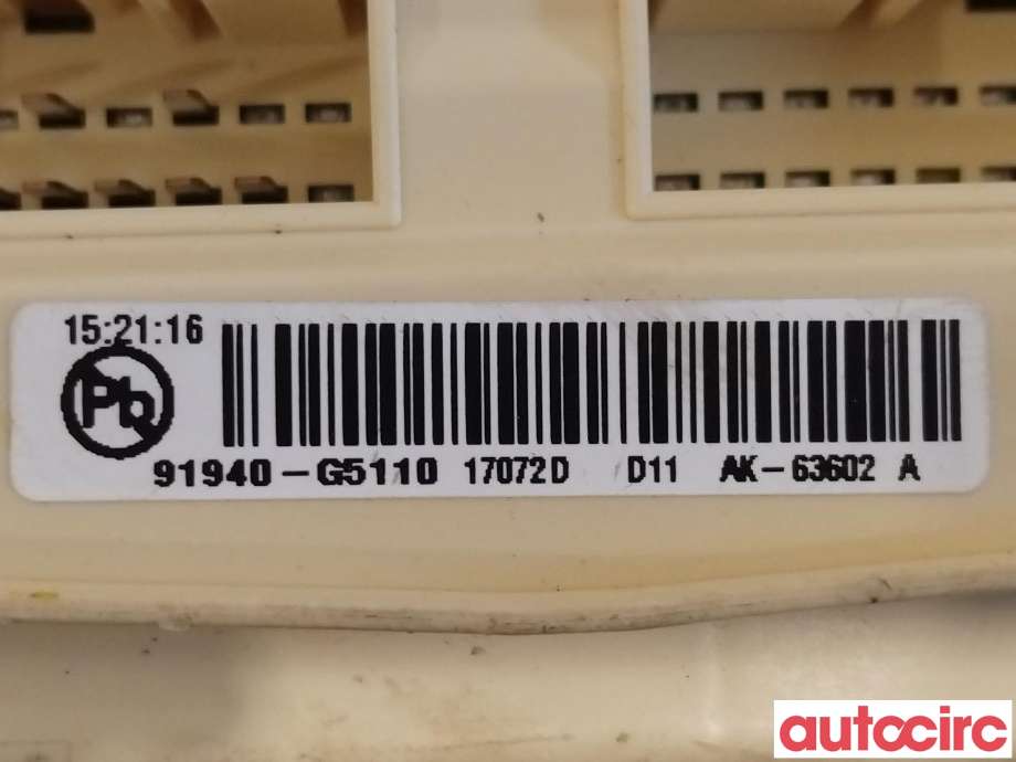 Styreenhet diverse til Kia Niro 2016-2021  (KIA|91940G5110|91940-G5110)