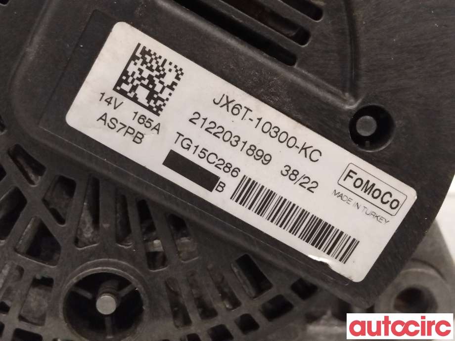 Dynamo til Ford Transit Connect 2018-->> Type II, Fase 2  (FORD|2449470|JX6T-10300-KC)
