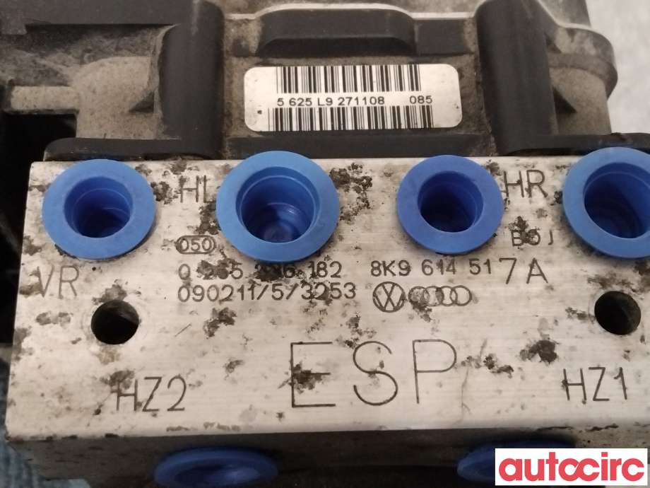 ABS sentral til Audi A4, Allroad 2009-2016 (Type I) (B8) (B8) (AUDI|8K9614517C|0265236182|8K9614517A)