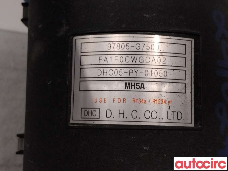 Kullfilter (boks) til Hyundai Ioniq Electric 2016-2019 (Fase 1)  (HYUNDAI|97805G7500||97805-G7500)