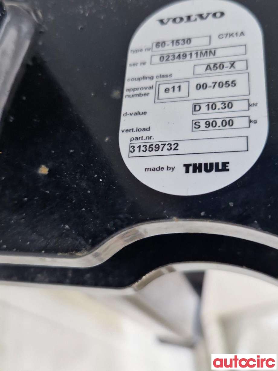 Hengerfeste til Volvo V60/V60 CC 2013-2018 (Type I, Fase 2)  (VOLVO|31359732|60-1530)